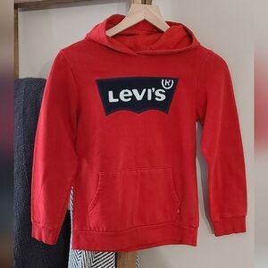 3/$20 Boys Red Levi's Hoodie Size Large